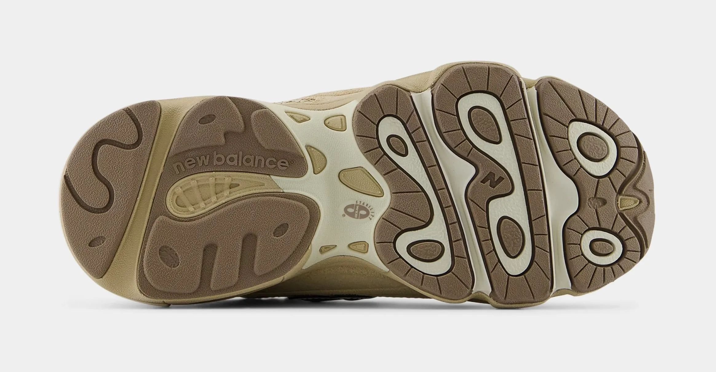 1000 Preschool Running Shoes (Beige/White)