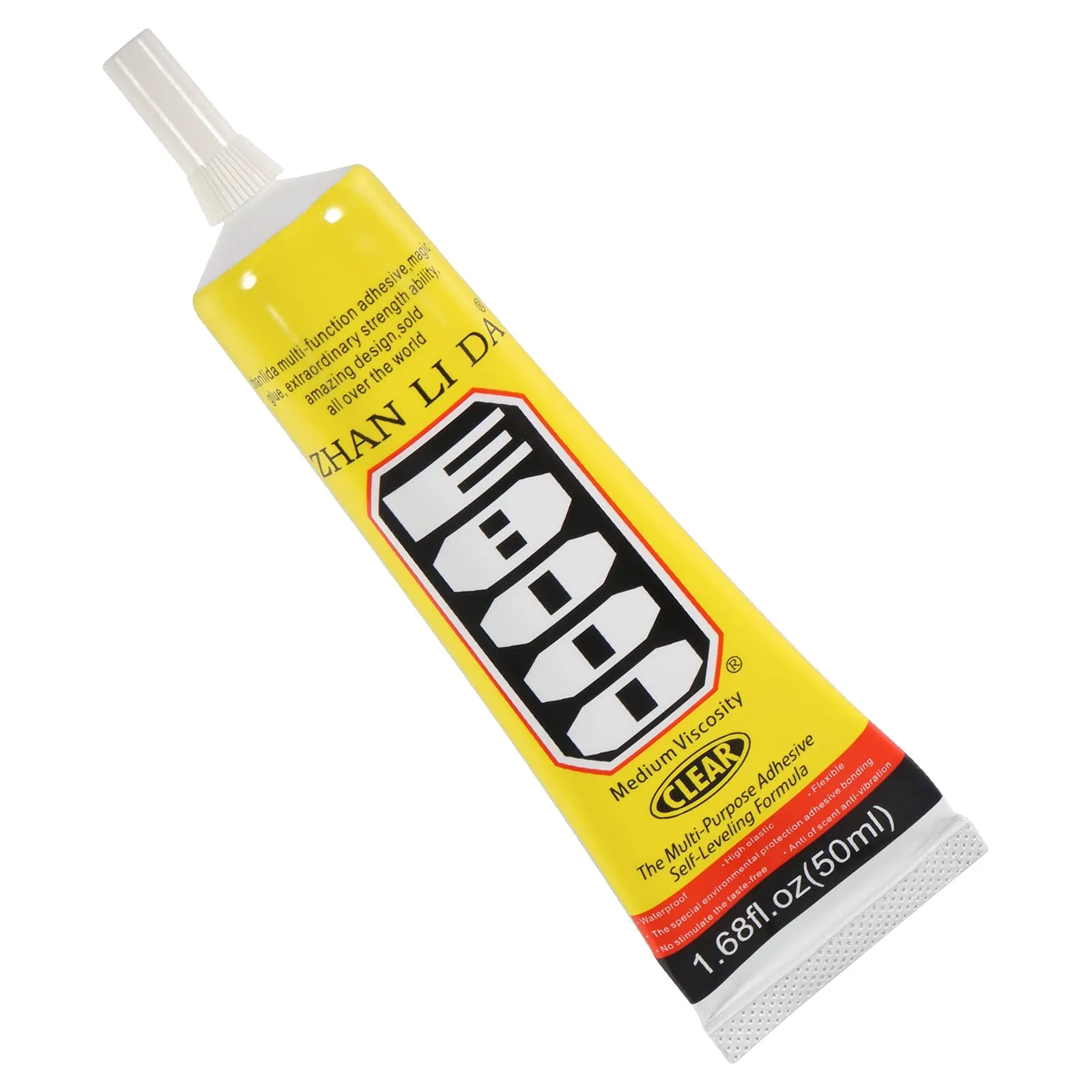 50ML E-8000 Transprant Adhesives Super Liquid Glue Clear Epoxy Glues Multi-Purpose for DIY Crafts Glass Phone Screen Jewelry Nails Glass Phone Plastic Tools E8000
