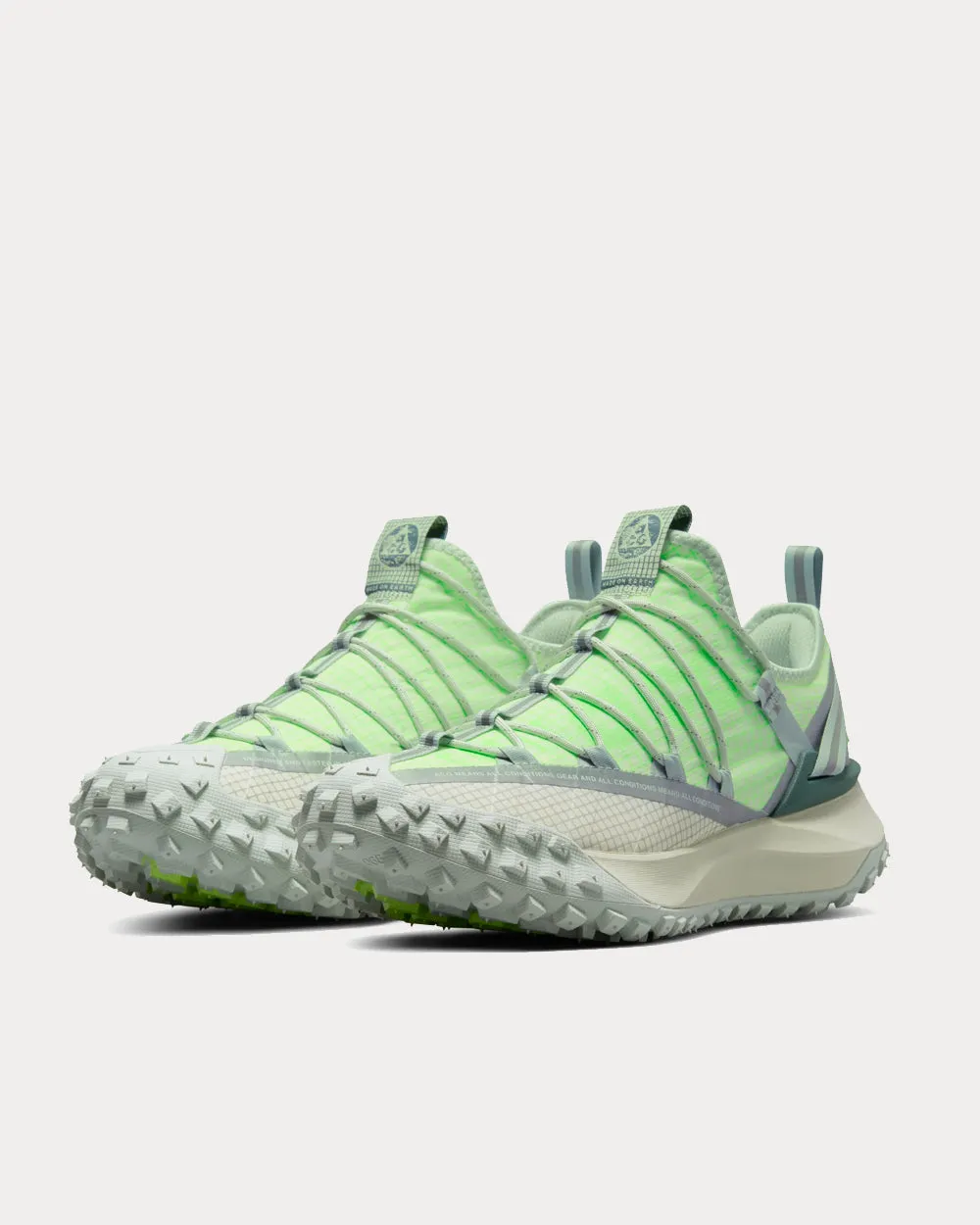 ACG Mountain Fly Green / Beige Low Top Sneakers
