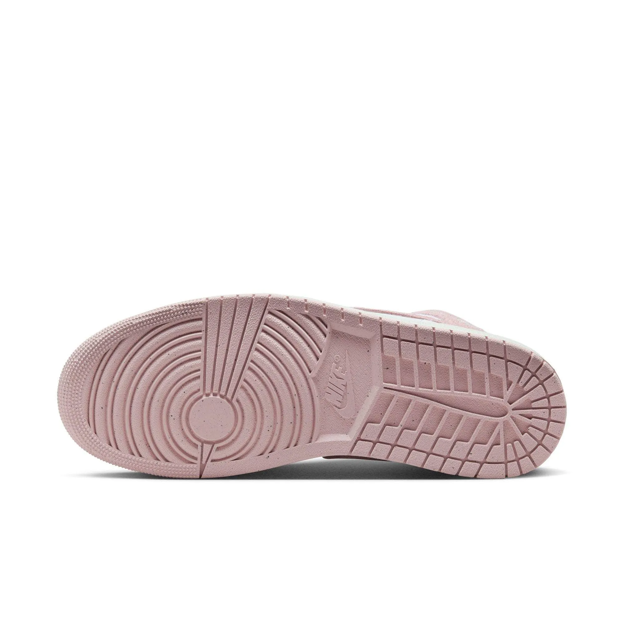 Air Jordan 1 Mid "Pink Suede"  - Men's