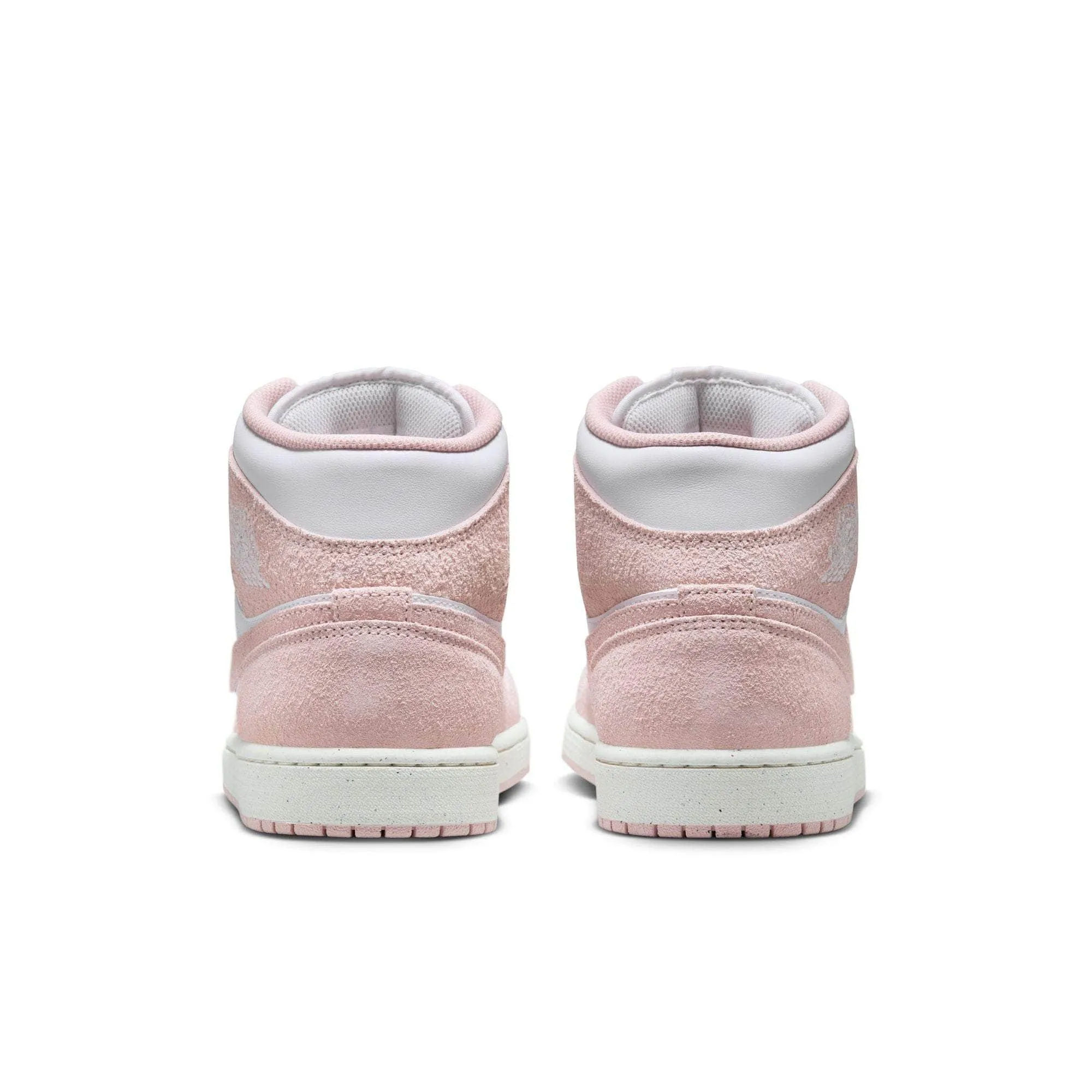 Air Jordan 1 Mid "Pink Suede"  - Men's