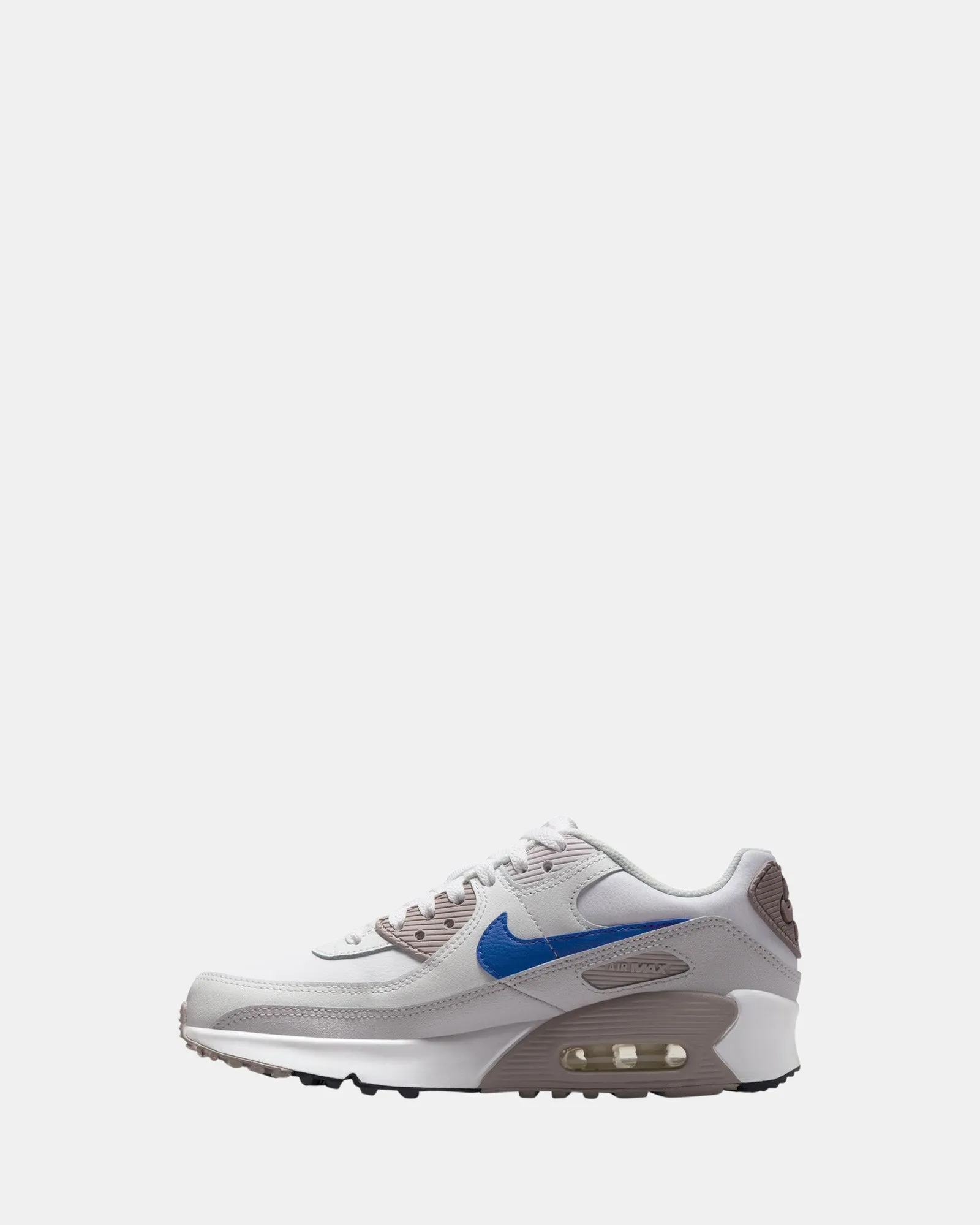 Air Max 90 Grade School White/Racer Blue/College Grey