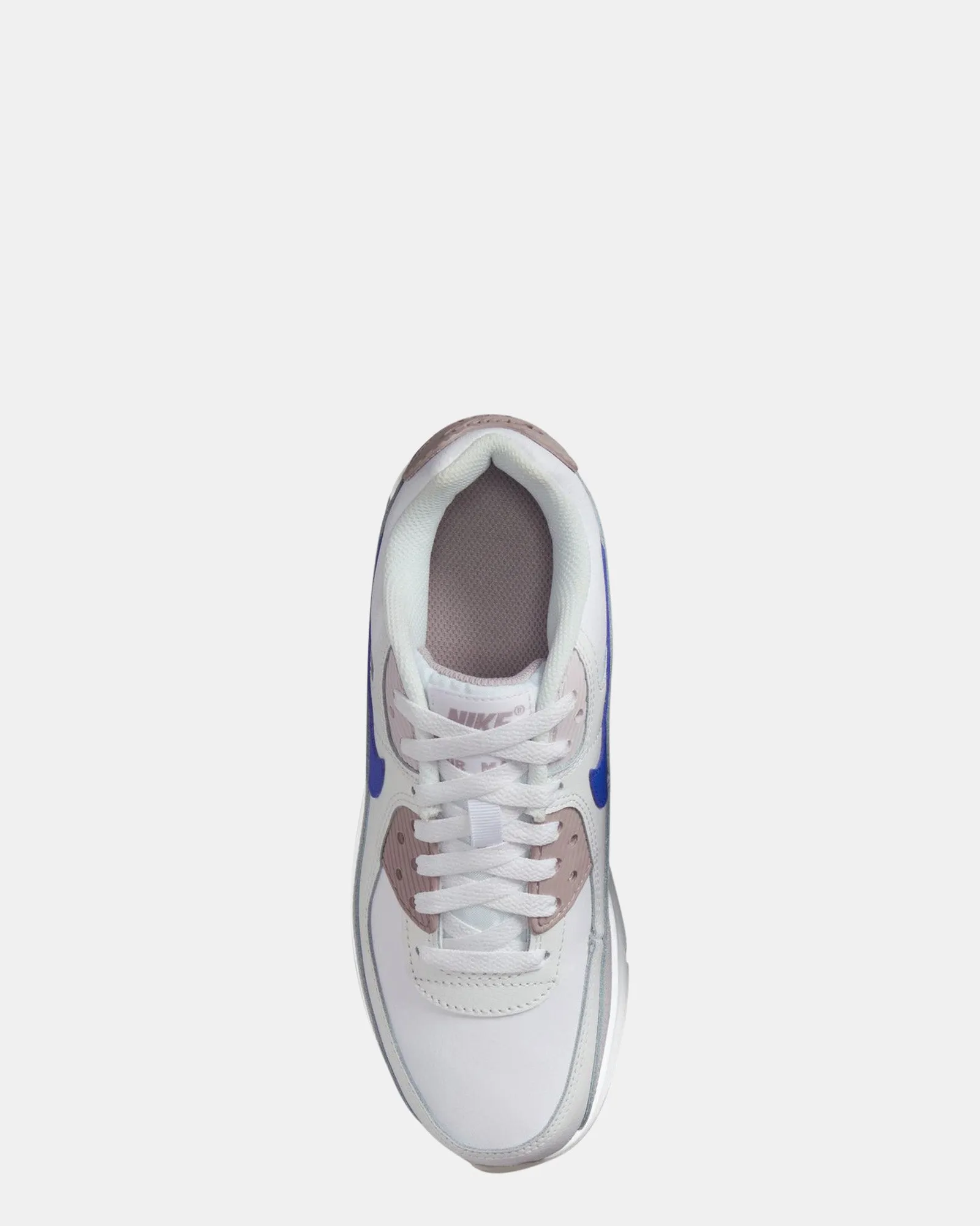 Air Max 90 Grade School White/Racer Blue/College Grey