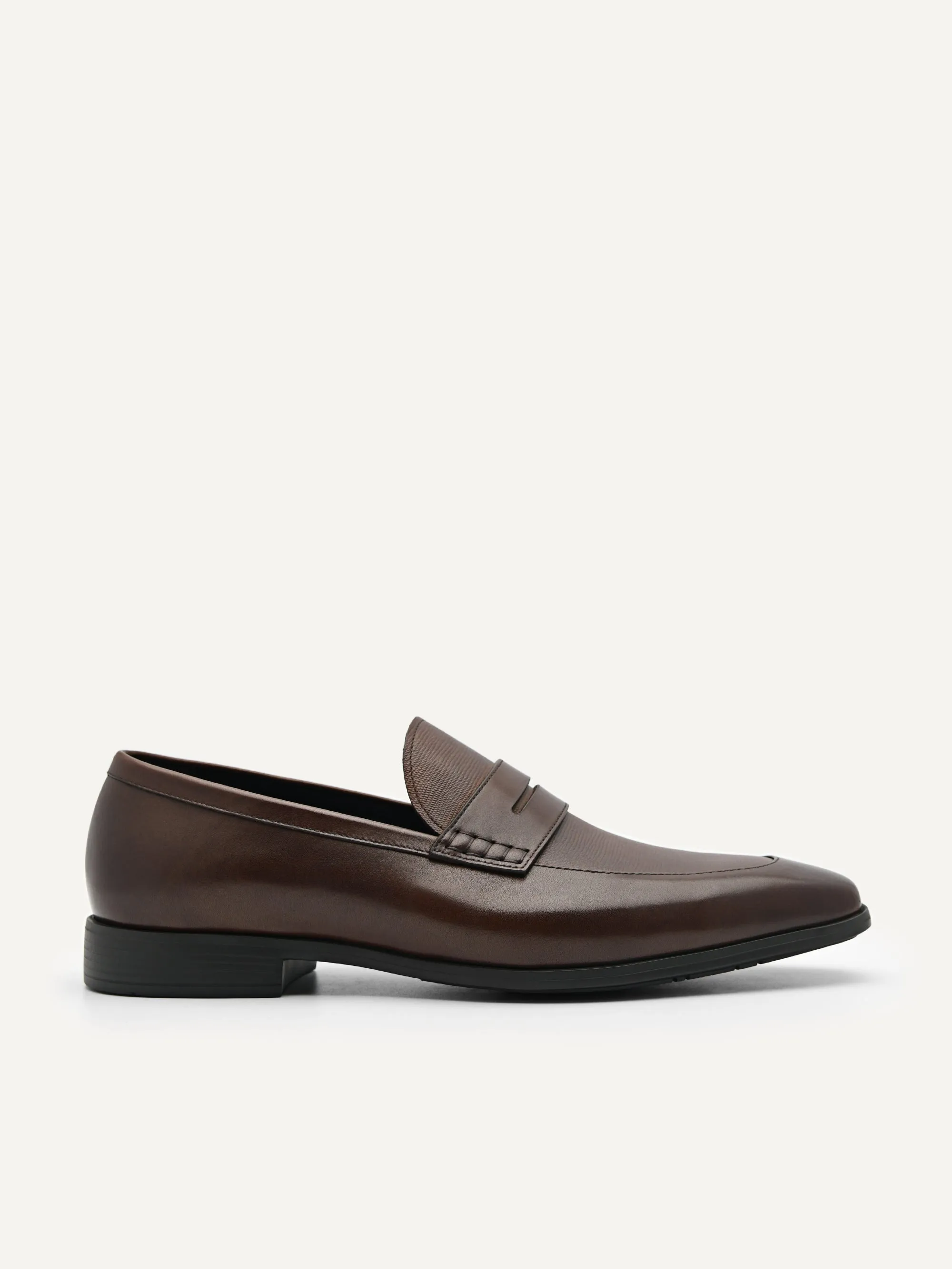 Altitude Lightweight Leather Penny Loafers