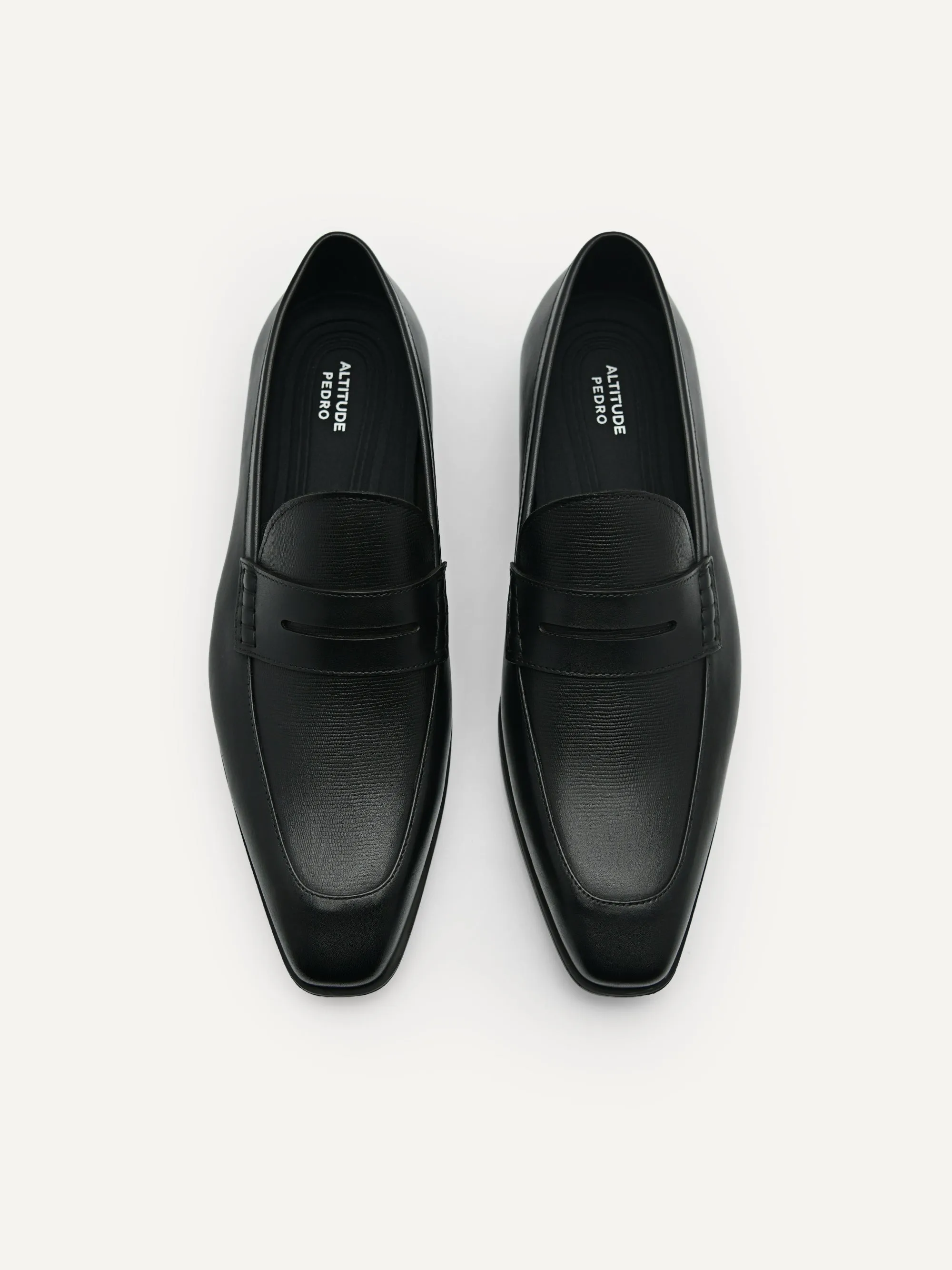 Altitude Lightweight Leather Penny Loafers