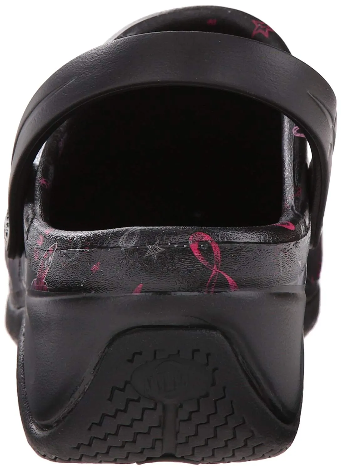 Anywear Love Hope Cure Pink Ribbon Slingback Clogs Size 10 Pair of Shoes