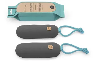 Bamboo Charcoal Shoe Deodorizer Air Purifying Bag - Natural Odor Eliminator - Last 365  Days - No Chemicals - Air Freshener for Shoes and Closet - Remove Odor Naturally - [2 Pack] [Gray] 1 Lava Gray