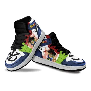 Bardock Kids Sneakers Custom Anime Dragon Ball Shoes For Kids
