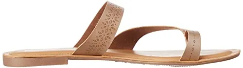 Bata womens SHINE TR Beige Flat Sandal - 6 UK (5718419)