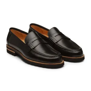 Black Lightweight Classic Penny Moccasions
