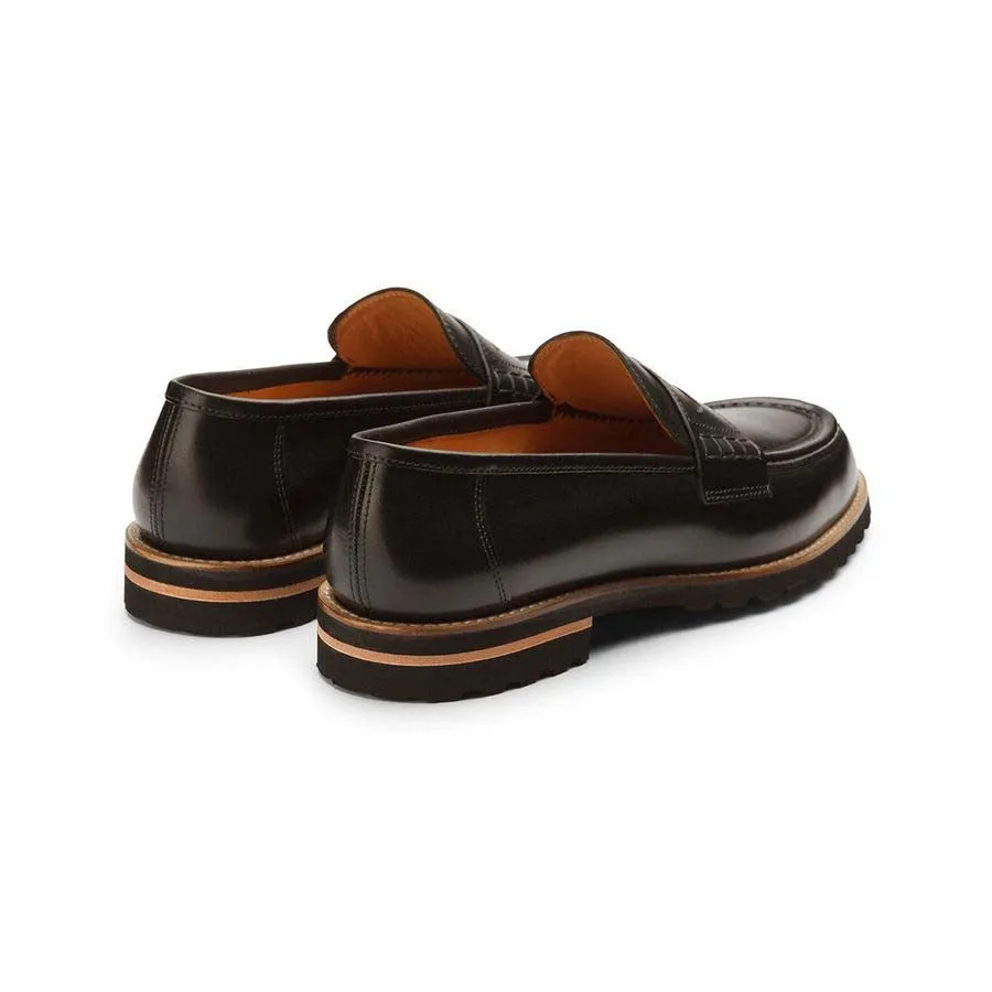 Black Lightweight Classic Penny Moccasions