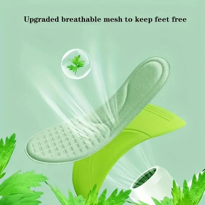 Breathable Sports Insoles – Sweat-Absorbing, Non-Slip Cushioning