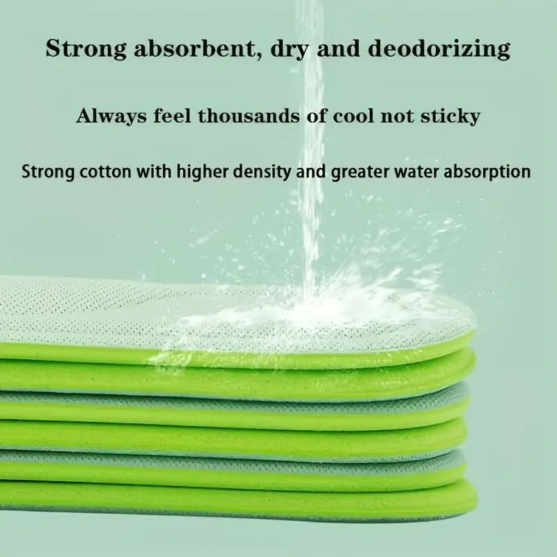 Breathable Sports Insoles – Sweat-Absorbing, Non-Slip Cushioning