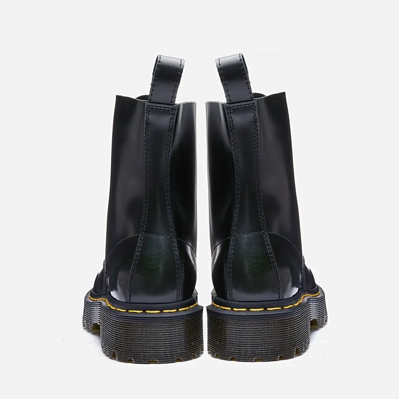 British Elegance - Leather Booties by The Nevermore