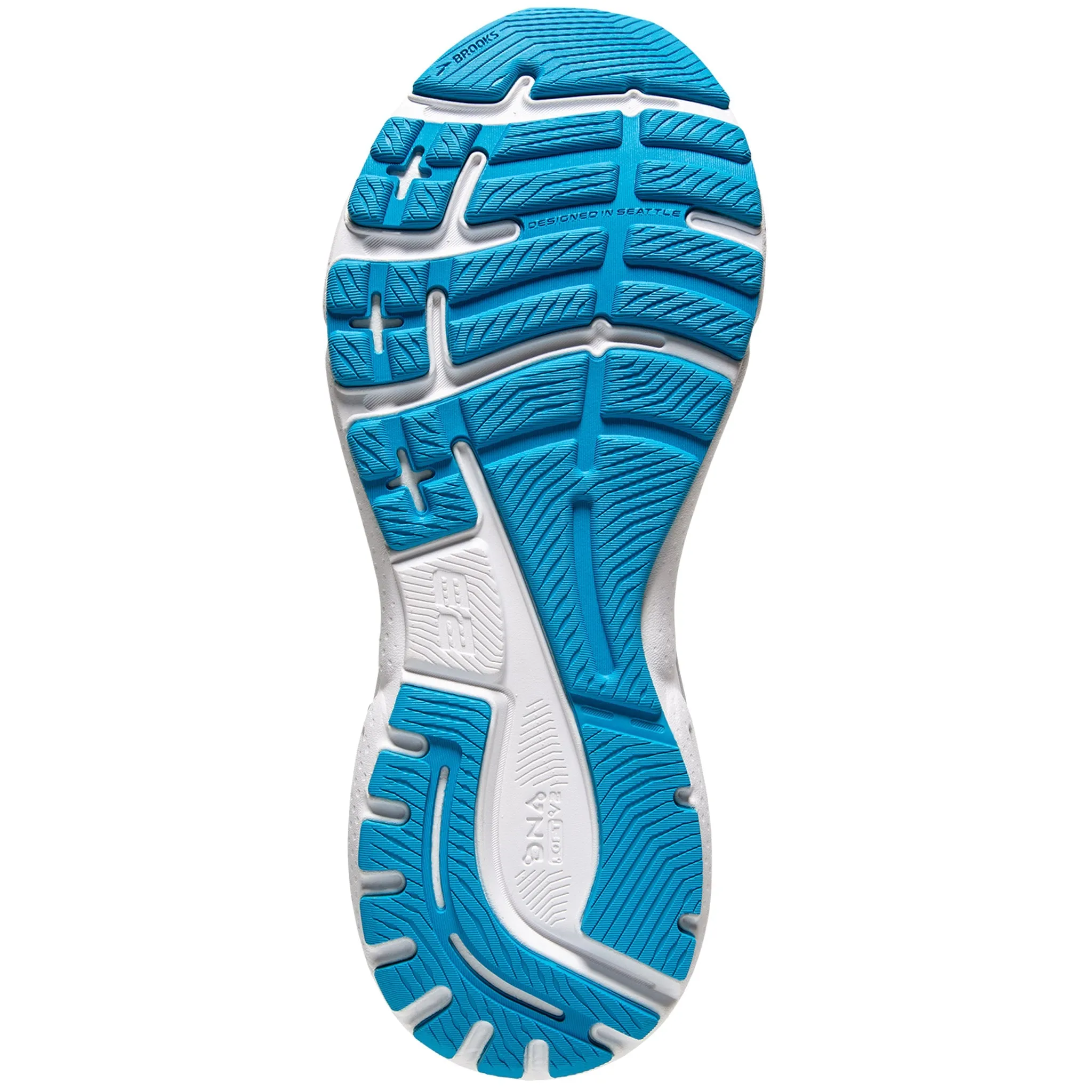 Brooks Adrenaline GTS 23 Men's 2E Wide Fit Black/Hawaiian Ocean/Green