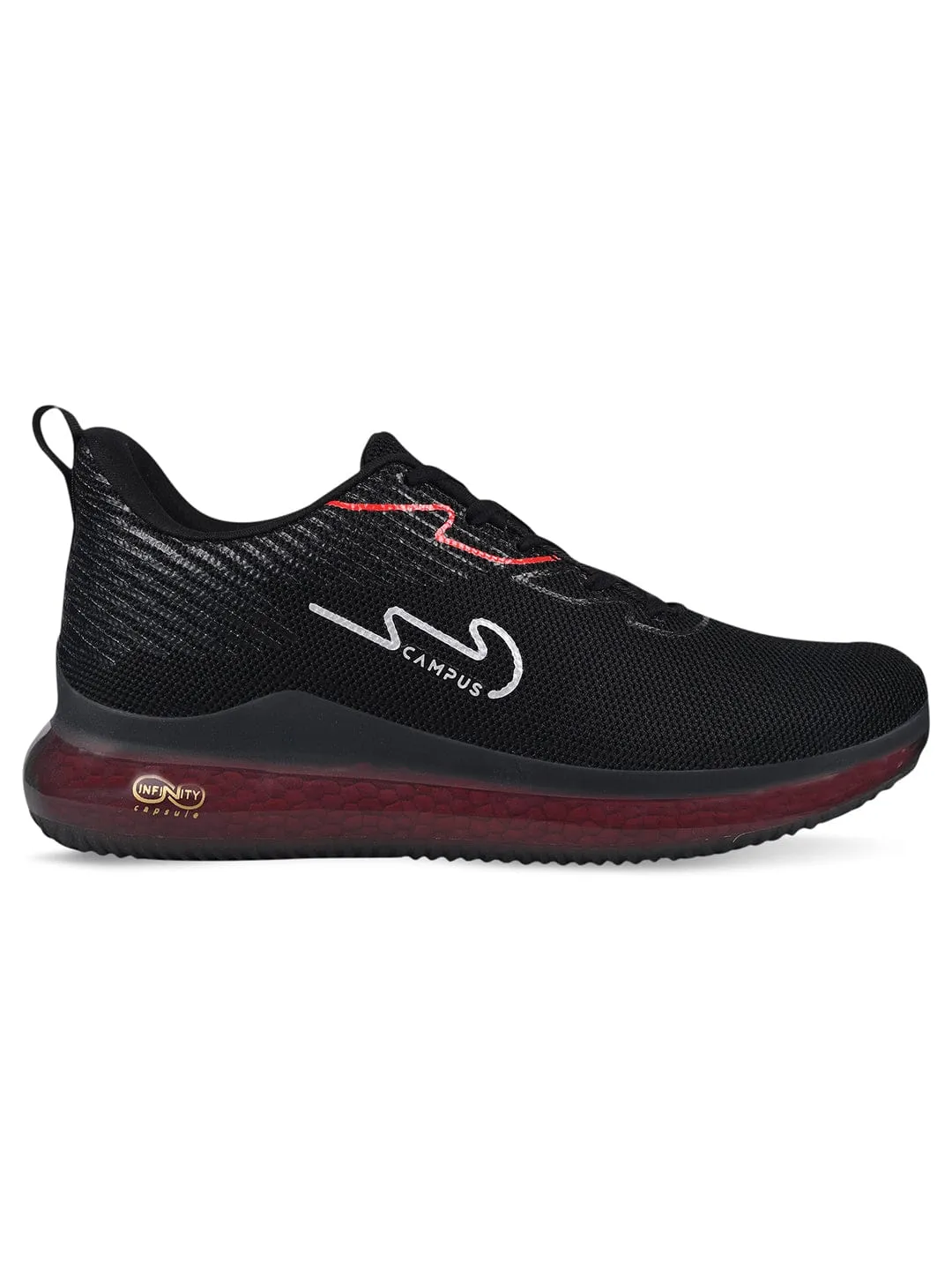 CAMP ASTROD Black Men's Running Shoes