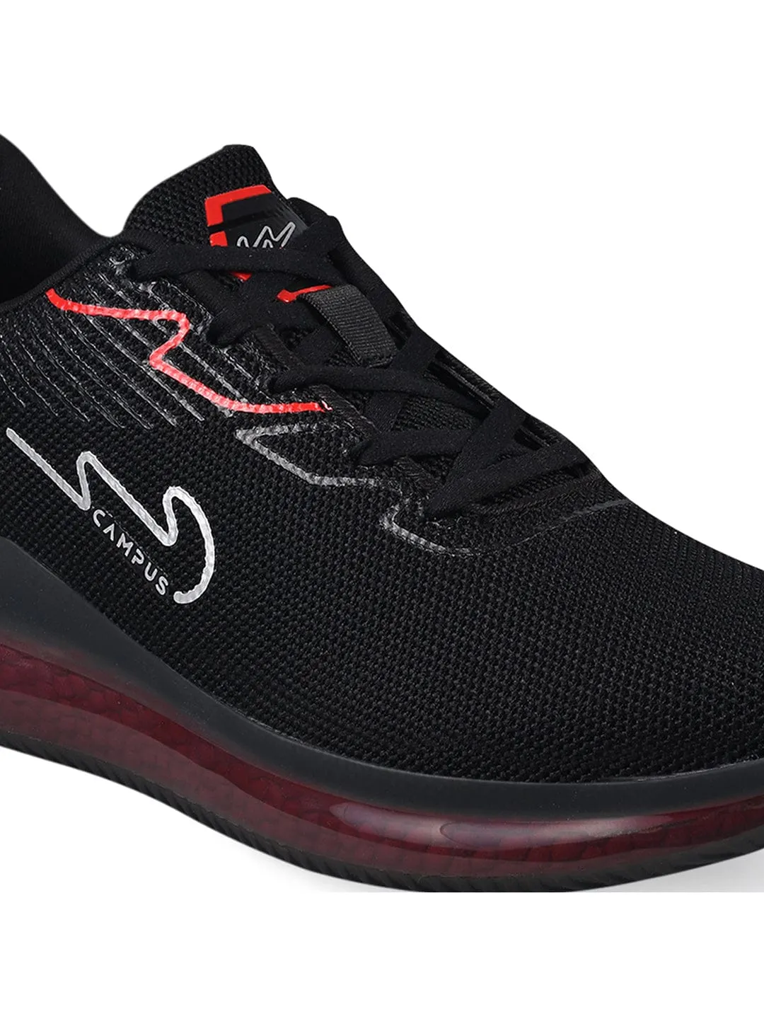 CAMP ASTROD Black Men's Running Shoes