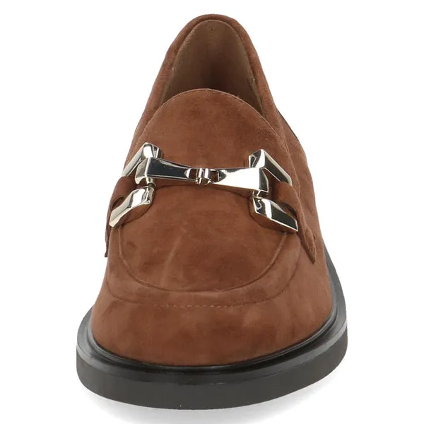 Caprice Cognac Suede Loafer. Only 7.5  left