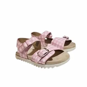 CAT & JACK - White Pink Checkered Sandals