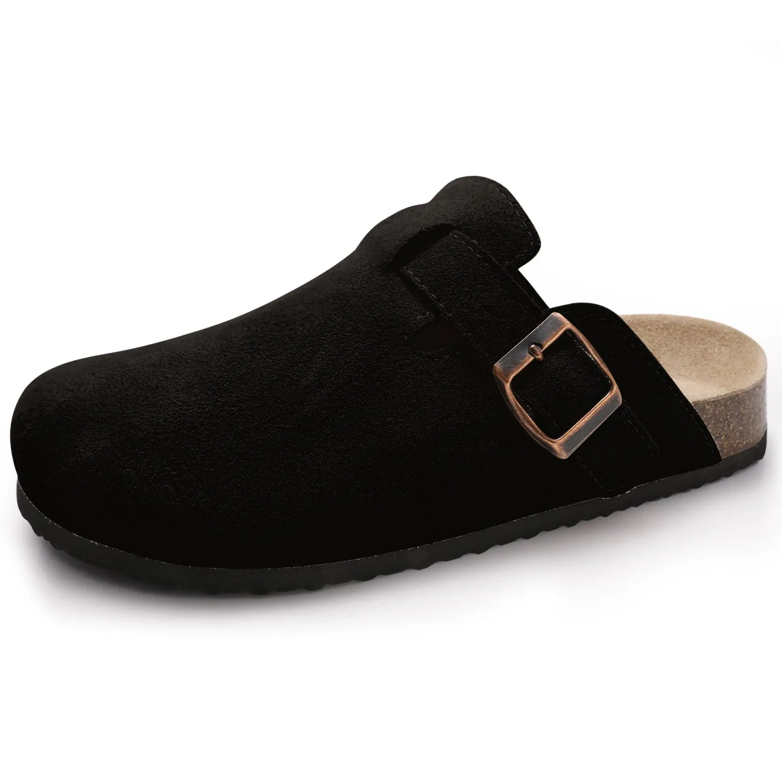 Classic Cork Suede Slippers - Stylish Comfort Clogs