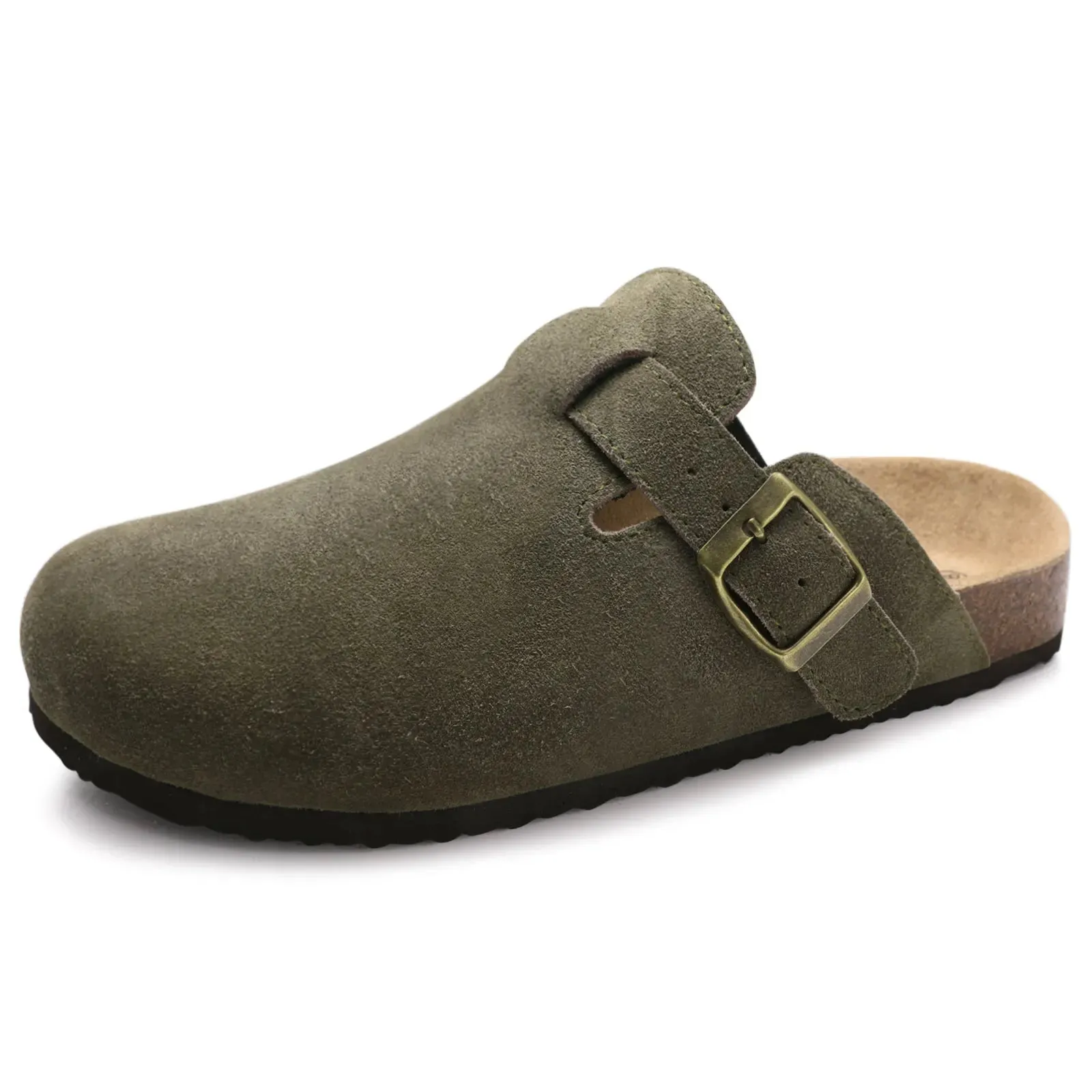 Classic Cork Suede Slippers - Stylish Comfort Clogs