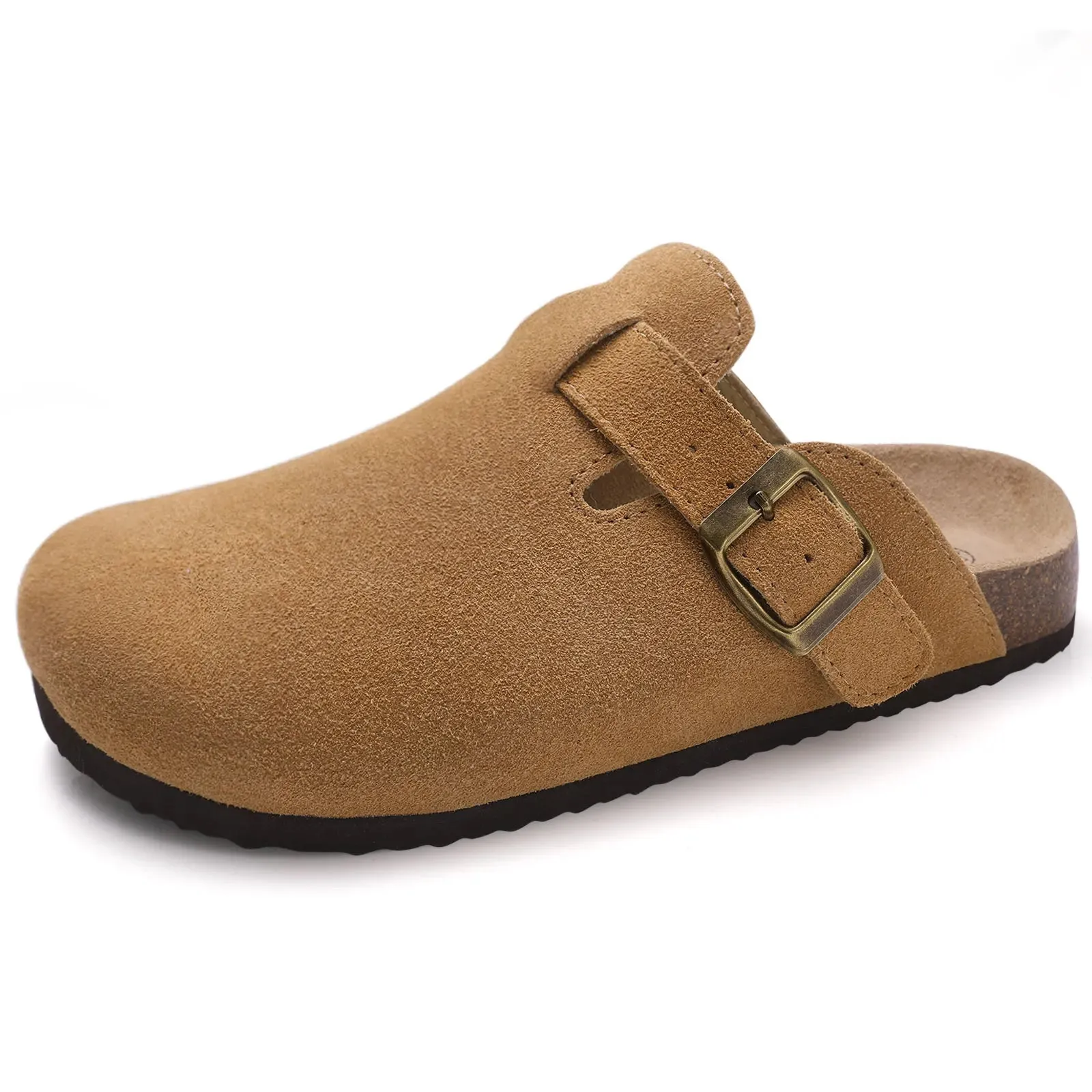 Classic Cork Suede Slippers - Stylish Comfort Clogs