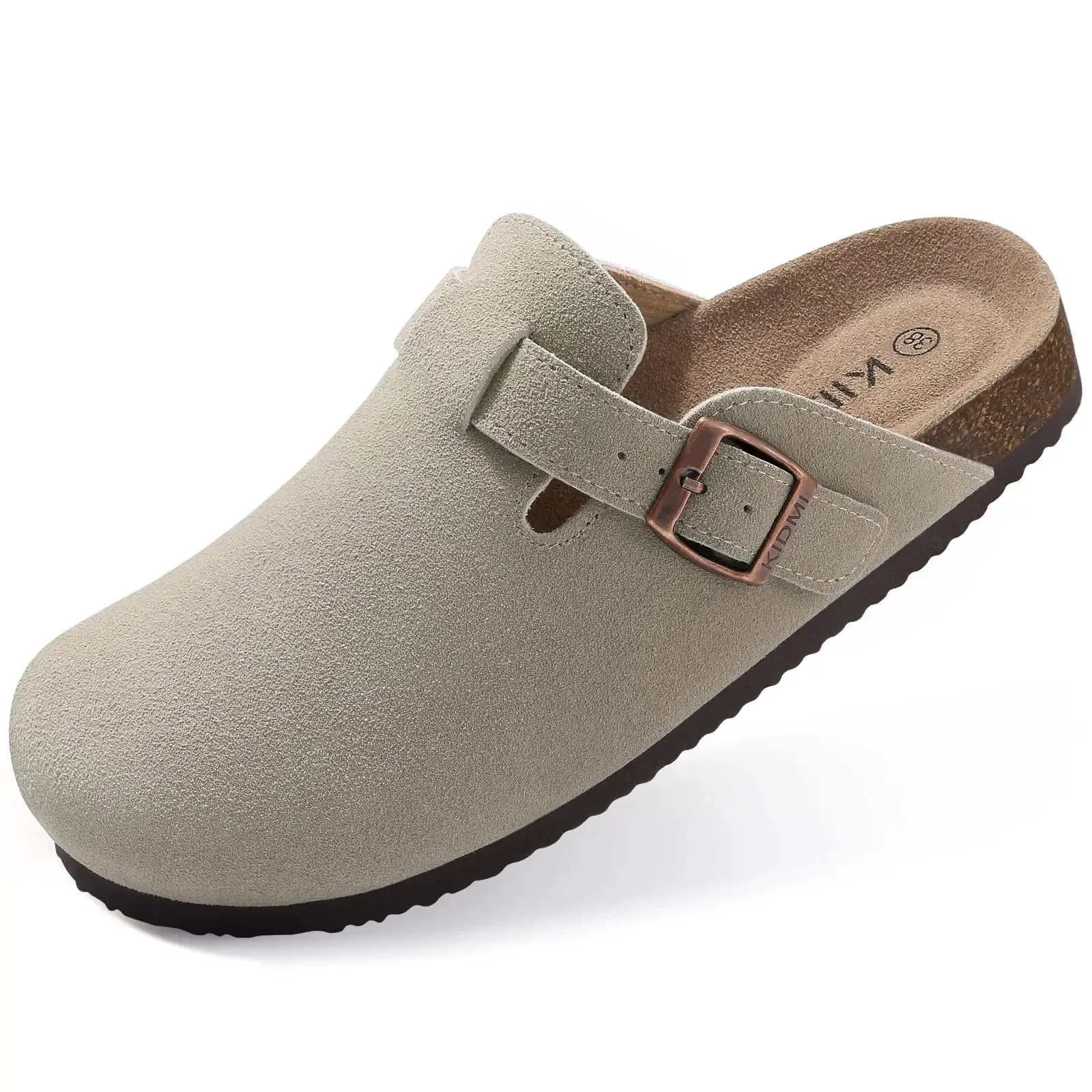 Classic Cork Suede Slippers - Stylish Comfort Clogs
