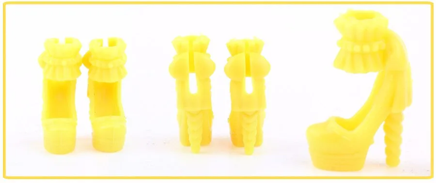 Colorful Accessories Heels Shoes For Barbie | Clothes Dress Doll Best Gift Girl Baby Toys |  10 Pairs Fashion Heels Shoes  For Barbie