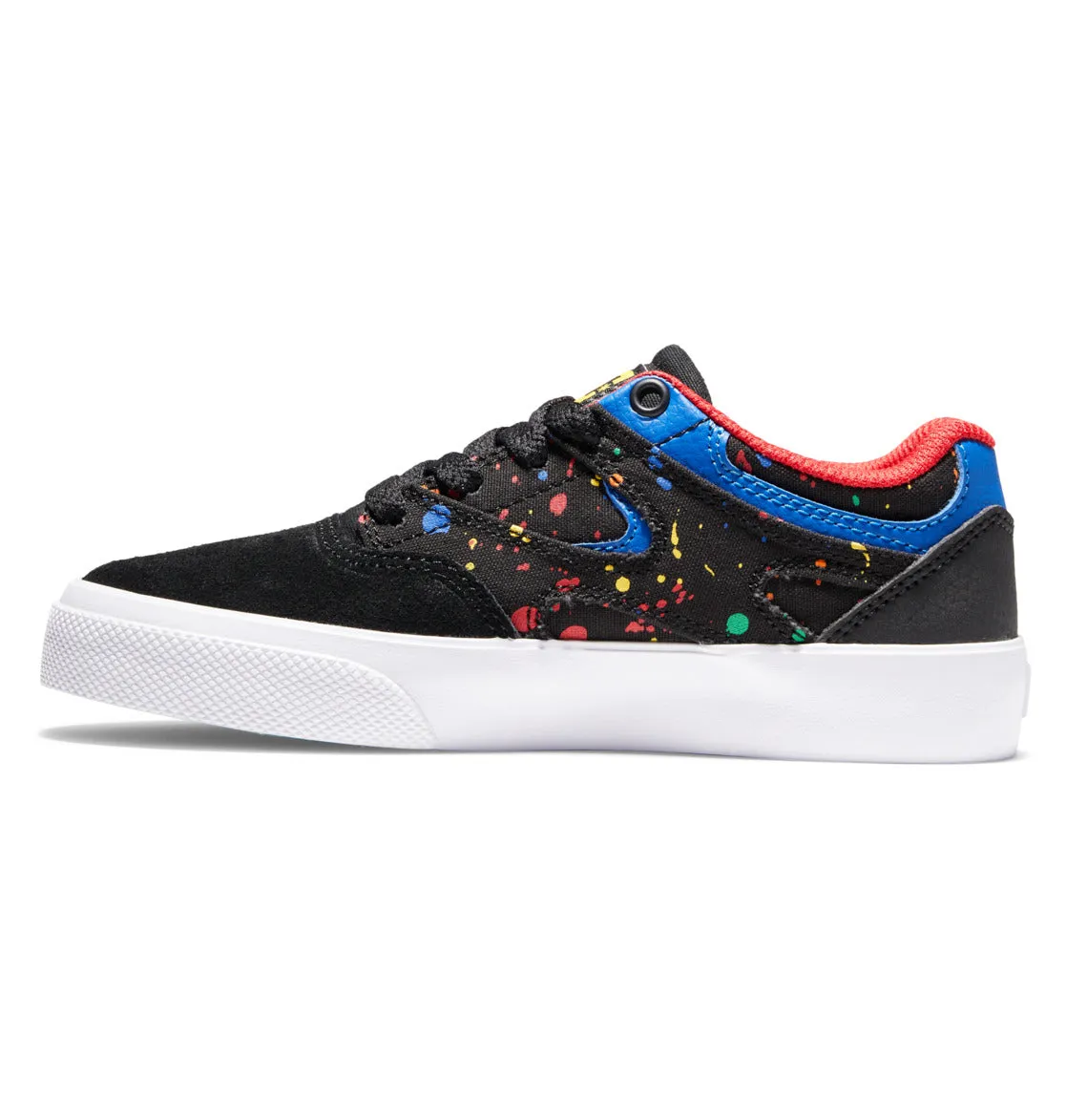 DC Kids Kalis Vulc Shoes Black/Splatter