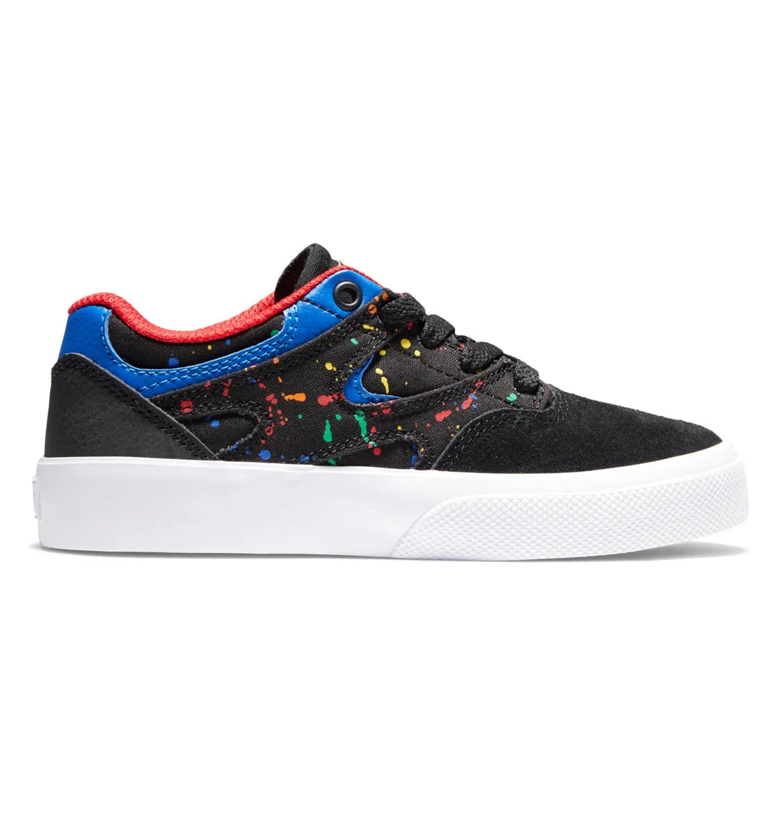 DC Kids Kalis Vulc Shoes Black/Splatter