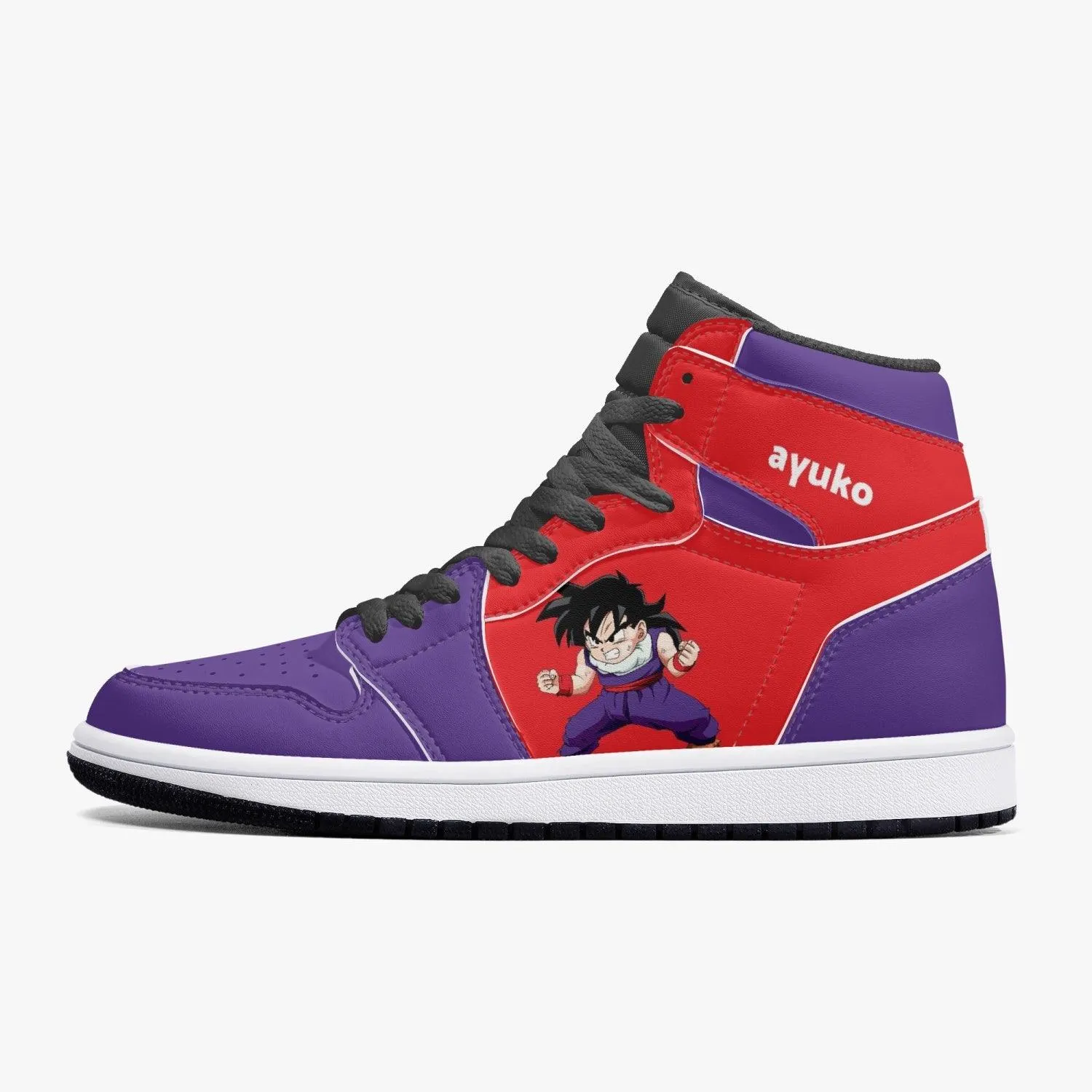 Dragon Ball Z Young Gohan Purple/Red JD1 Mid Anime Shoes