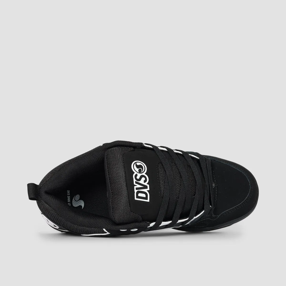 DVS Comanche Shoes - Black/White Leather