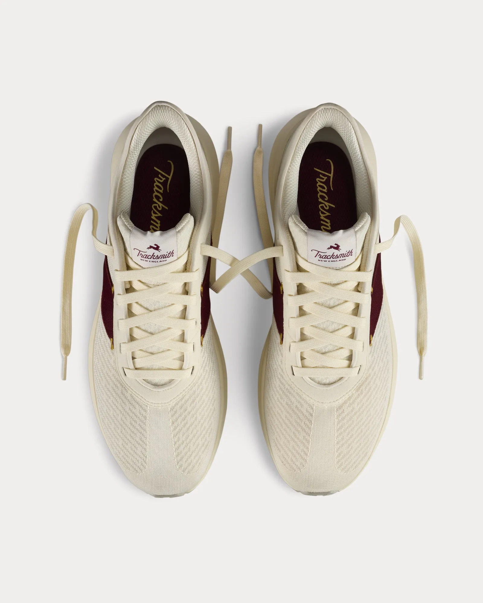 Eliot Runner Ivory / Wine Running Shoes