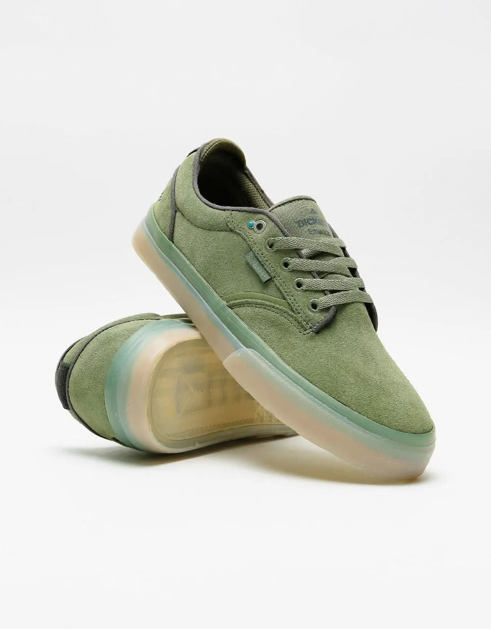 Emerica Dickson Skate Shoes - Olive