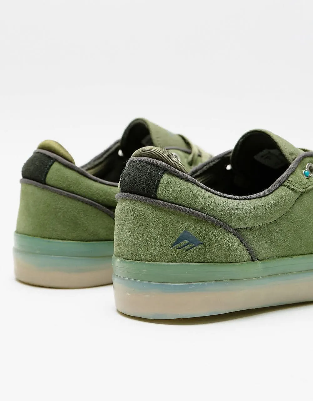 Emerica Dickson Skate Shoes - Olive