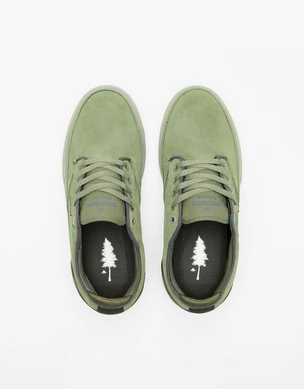 Emerica Dickson Skate Shoes - Olive