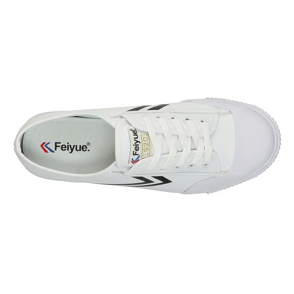 Feiyue Footwear Fe Lo 1920 Synthetic Leather Martial Arts/Gym/Lifing Shoes - White / Black