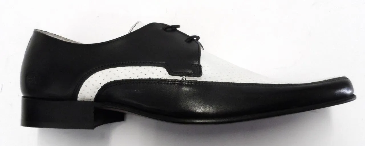 Ikon Original The Jam Shoe Black and White Mod Shoes
