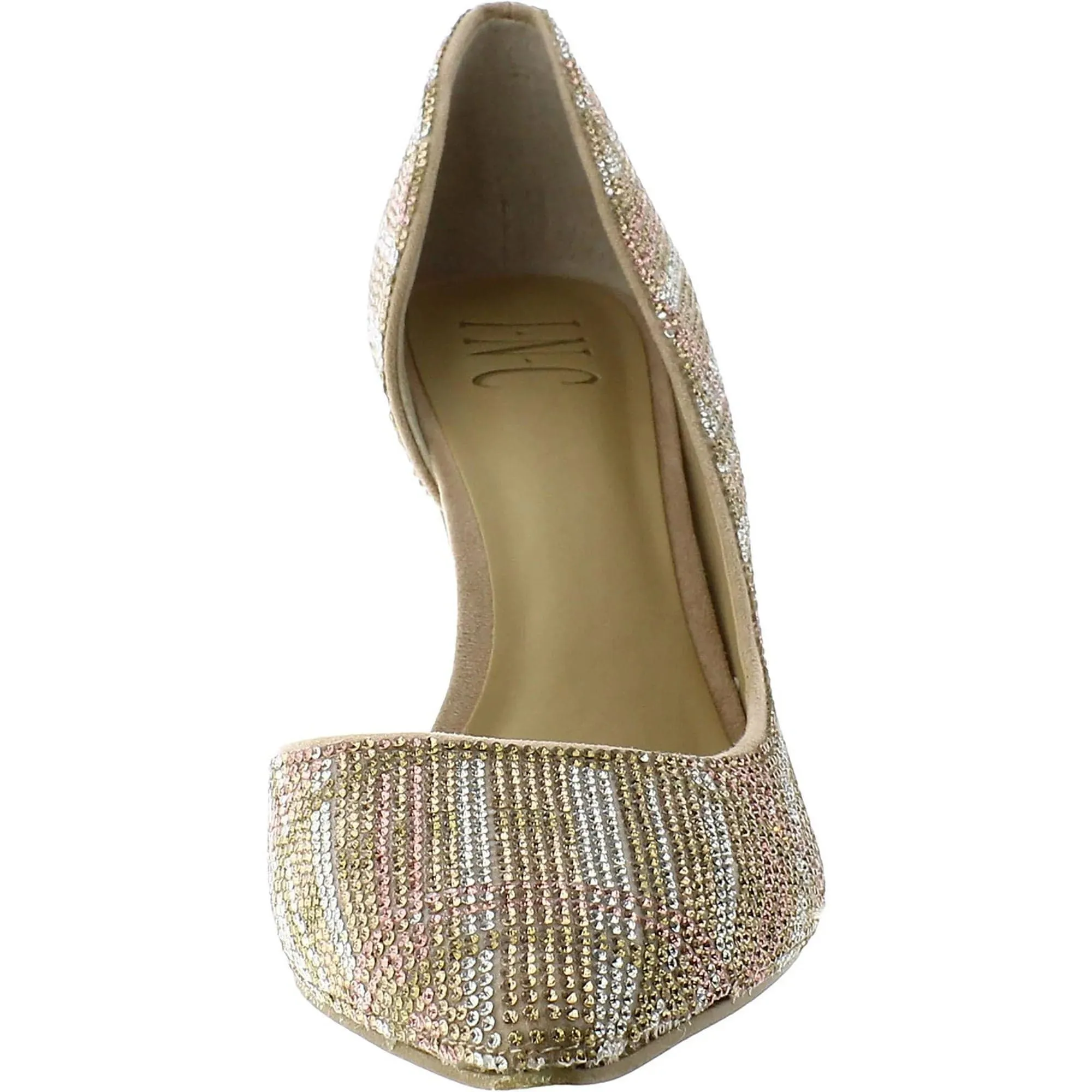 INC INTERNATIONAL CONCEPTS - Plaid Rhinestone D'Orsay Heels