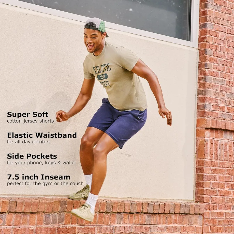 Jersey Knit Athletic Shorts – Soft and Versatile for Everyday Wear