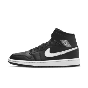Jordan 1 Mid - Black White (WMNS)