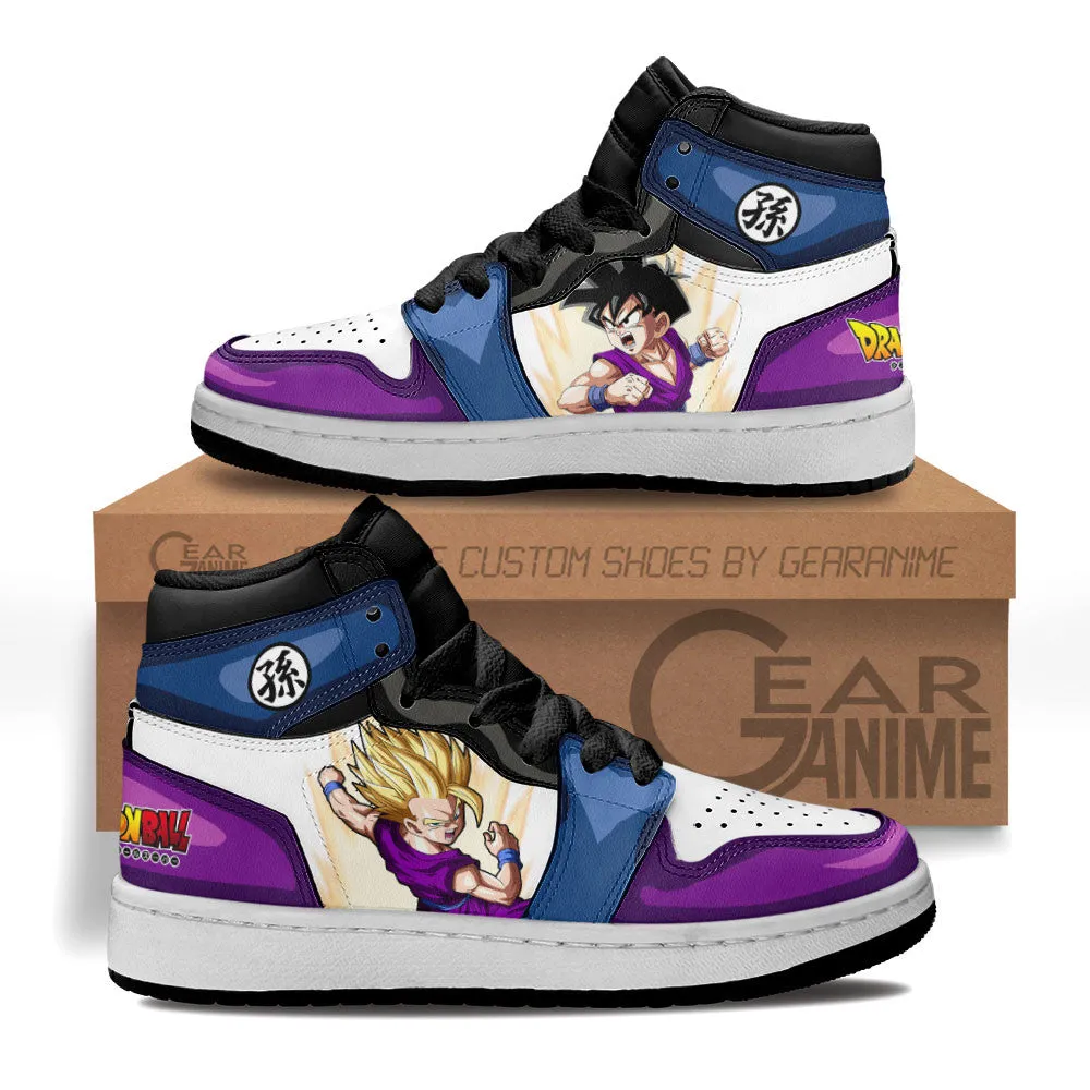 Kid Gohan Kids Sneakers Custom Dragon Ball Anime Shoes For Kids