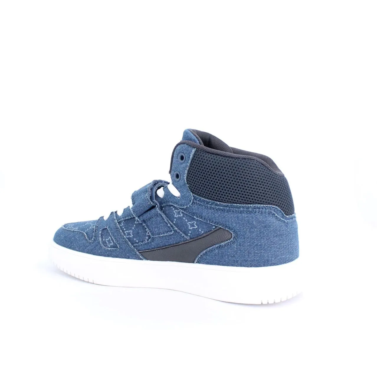KIMI-HIGH TOP SNEAKER-DENIM BLUE