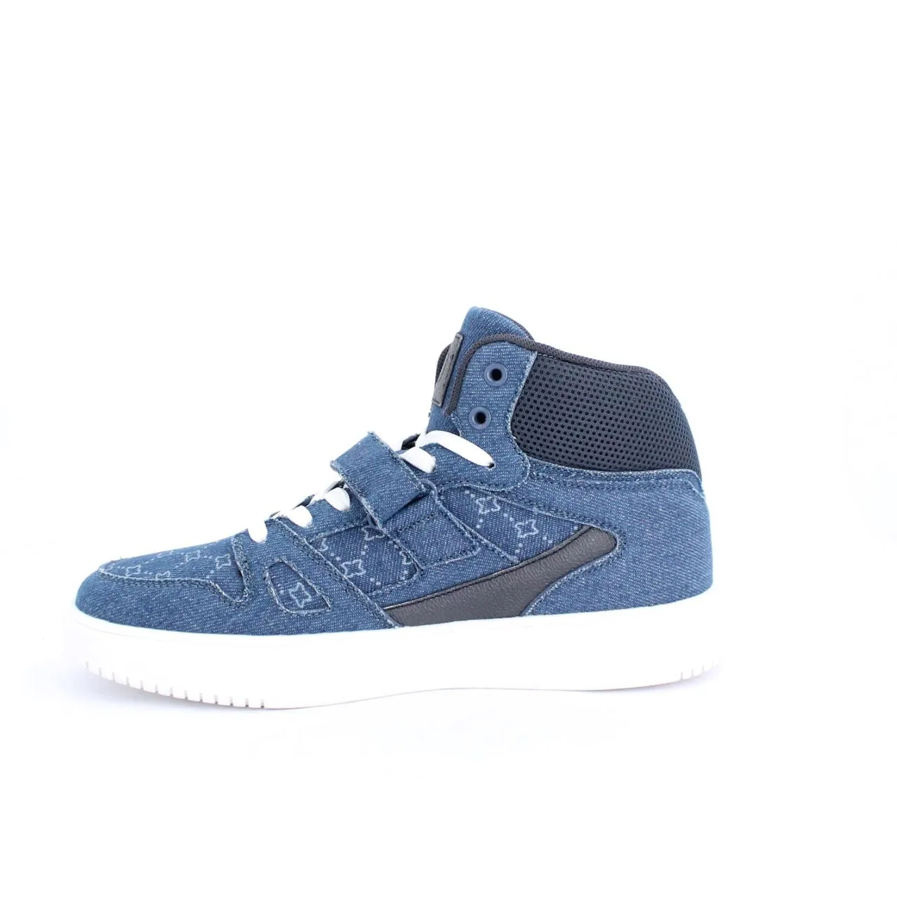 KIMI-HIGH TOP SNEAKER-DENIM BLUE