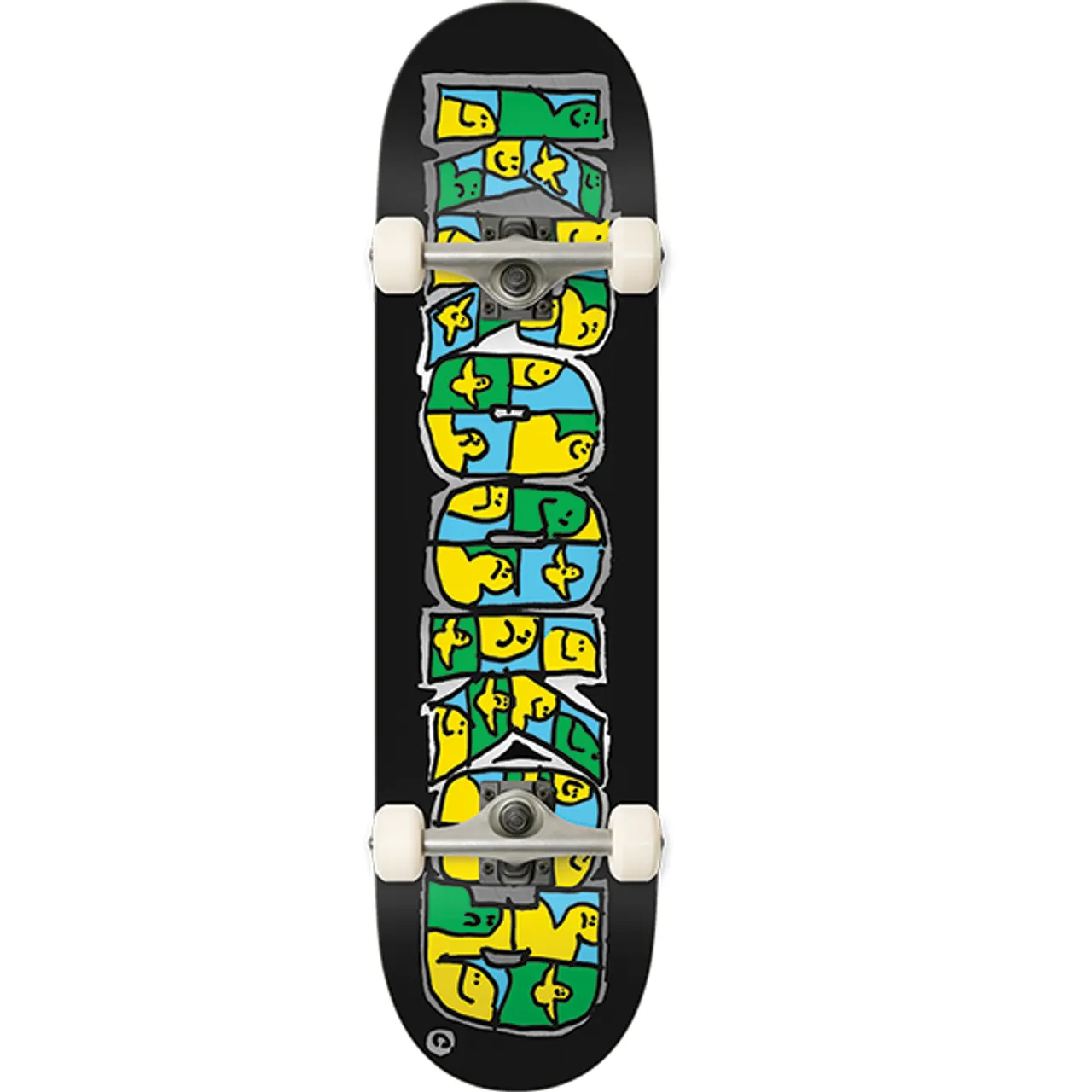 Krooked Gathering Skateboard Complete - 7.3" Black