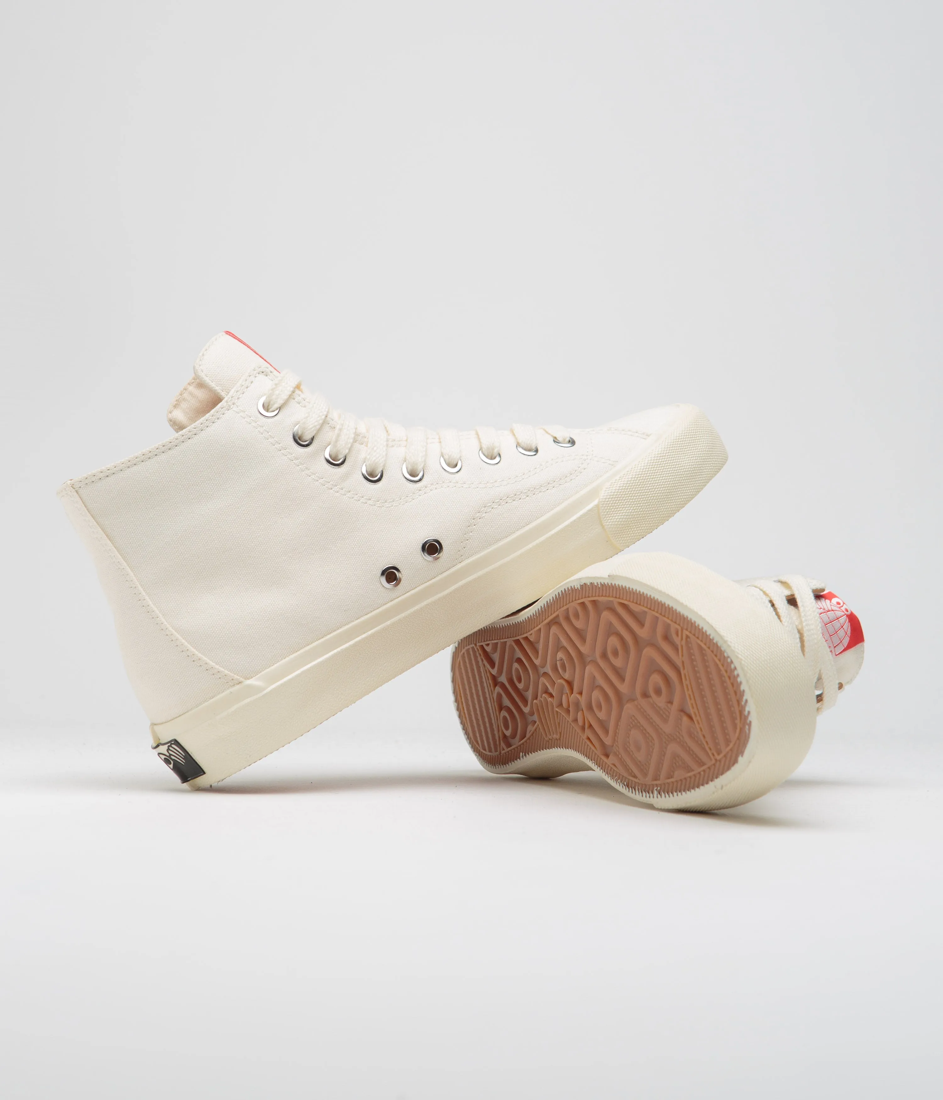 Last Resort AB VM003 Canvas Hi Shoes - White / White