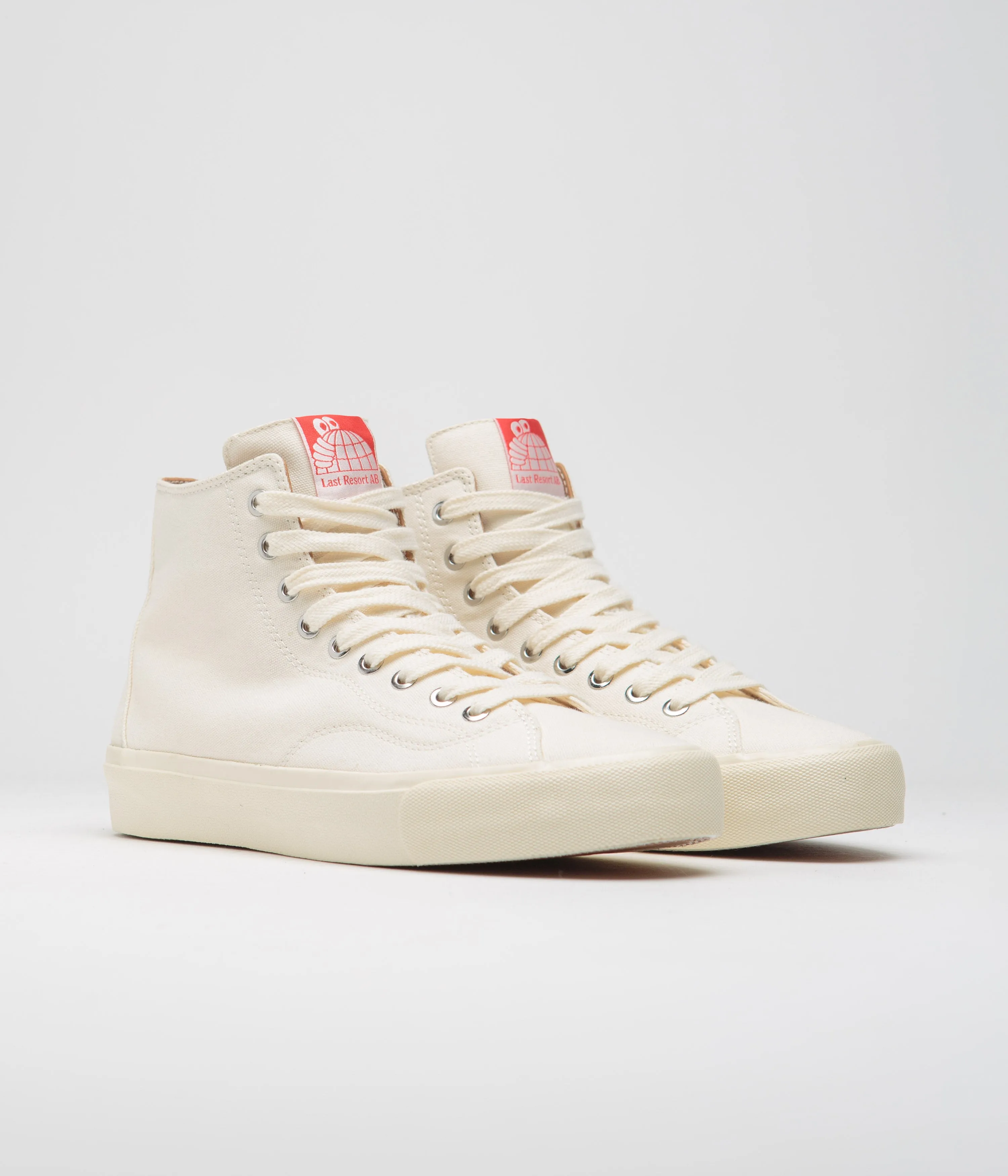 Last Resort AB VM003 Canvas Hi Shoes - White / White