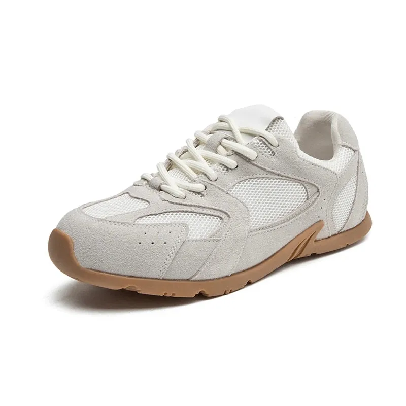Leather Retro Lace Up Shoes