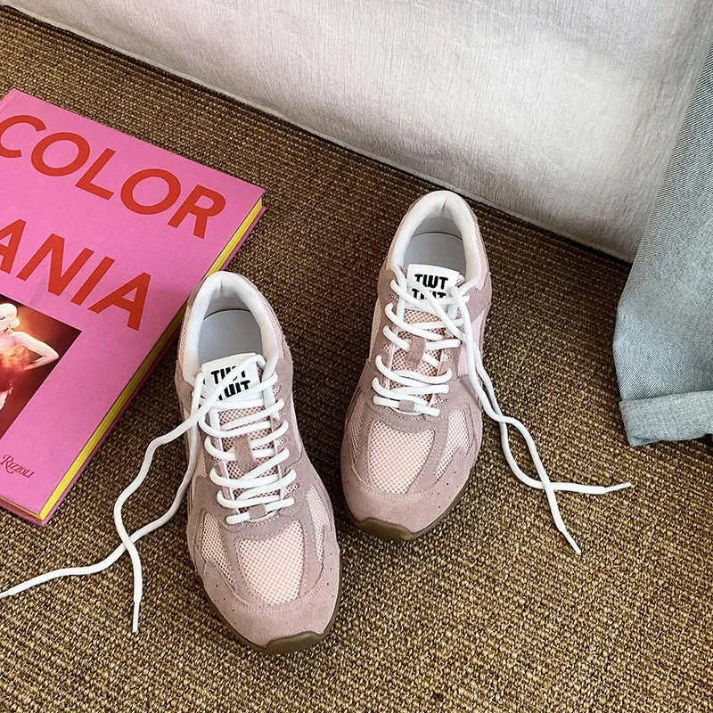 Leather Retro Lace Up Shoes