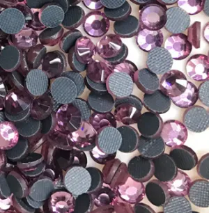 Lt Amethyst DMC Hotfix Rhinestone Flat Back